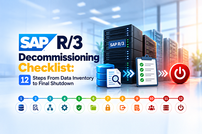 SAP R/3 Decommissioning Checklist: 12 Steps From Data Inventory to Final Shutdown